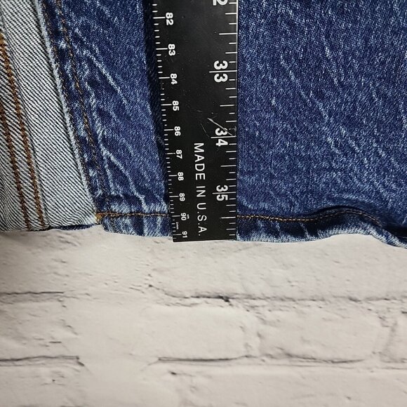 A.N.A Y2K High Rise Denim Maxi Skirt Pockets Womens Plus Sz 16W Stretch Jean - Picture 5 of 12